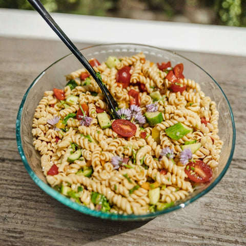 Pasta Salad with Chili Cumin Vinaigrette