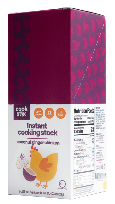 Coconut Ginger Chicken Stock - 8 Stix