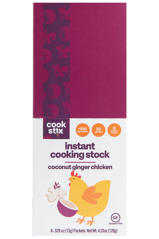 Coconut Ginger Chicken Stock - 8 Stix